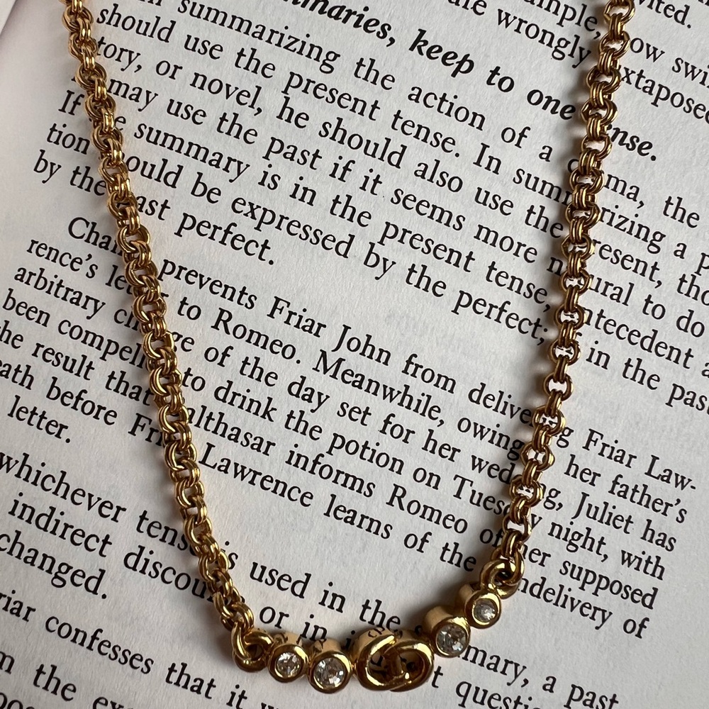 Dior 18K gold plated necklace - Picture 7 of 9